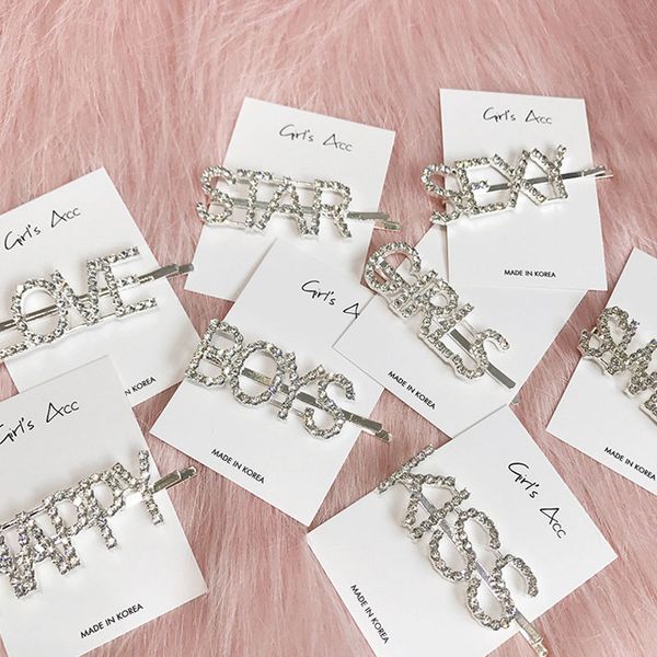 new iced out full rhinestone bling letter hairpins headwear for girls children hair clips pins barrette tools hair accessories, Slivery;white
new iced out full rhinestone bling letter hairpins headwear for girls children hair clips pins barrette tools hair accessories, Slivery;white