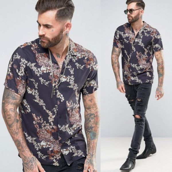 мужская slim fit с коротким рукавом цветочный принт рубашка твердые футболки футболка повседневные топы мода топ, White;black
мужская slim fit с коротким рукавом цветочный принт рубашка твердые футболки футболка повседневные топы мода топ, White;black