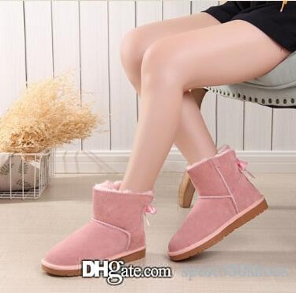 2019 лучшего качество новых женщины snow boots австралия стиль водонепроницаемого корова замша зима леди открытых сапоги марк ика размер us3, Black
2019 лучшего качество новых женщины snow boots австралия стиль водонепроницаемого корова замша зима леди открытых сапоги марк ика размер us3, Black