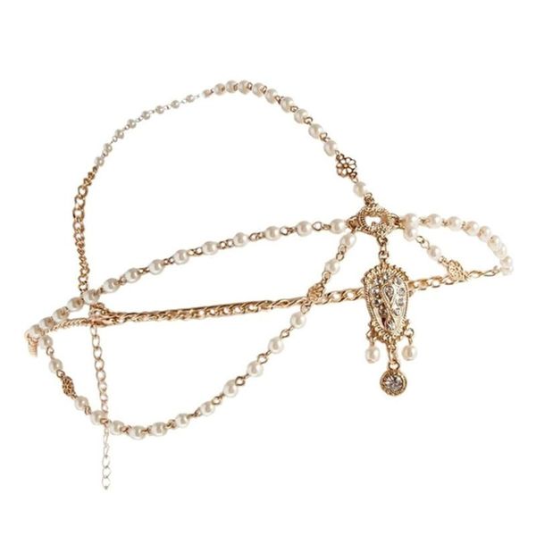 1pcswhite beaded head hair band women head chain fashion hair jewelry girls gifts boho decoration headbands, Golden;white
1pcswhite beaded head hair band women head chain fashion hair jewelry girls gifts boho decoration headbands, Golden;white
