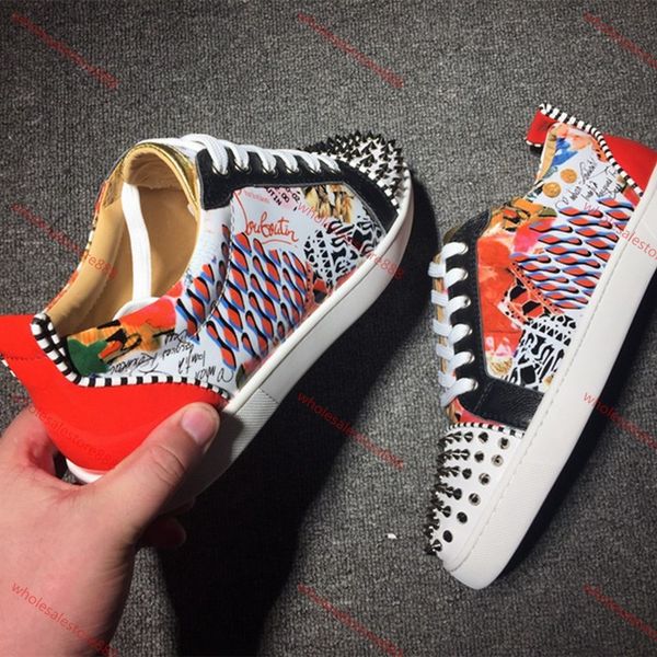 xshfbcl the 2020 men sneakers red bottom shoe low cut suede spike lusso shoes for men and women shoes party wedding crystal leather sneaker, Black
xshfbcl the 2020 men sneakers red bottom shoe low cut suede spike lusso shoes for men and women shoes party wedding crystal leather sneaker, Black