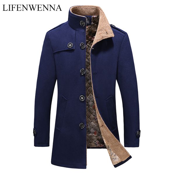 2019 autumn new design wool blends coat men fashion solid slim fit single breasted outerwear mens coat warm winter overcoat 5xl, Black
2019 autumn new design wool blends coat men fashion solid slim fit single breasted outerwear mens coat warm winter overcoat 5xl, Black