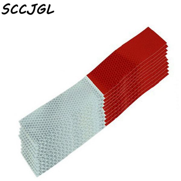 10pcs 5*30cm car reflective stickers warning strip reflective truck auto supplies night driving safety secure red white sticker
10pcs 5*30cm car reflective stickers warning strip reflective truck auto supplies night driving safety secure red white sticker