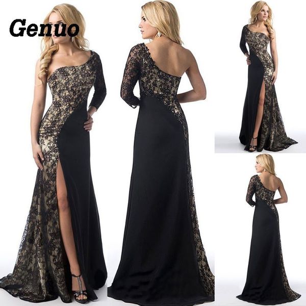 2019 vintage sexy одно плечо русалка платье кружева с длинным рукавом формальное вечернее платье щелевая длиной до пола платье vestidos, Black;pink
2019 vintage sexy одно плечо русалка платье кружева с длинным рукавом формальное вечернее платье щелевая длиной до пола платье vestidos, Black;pink