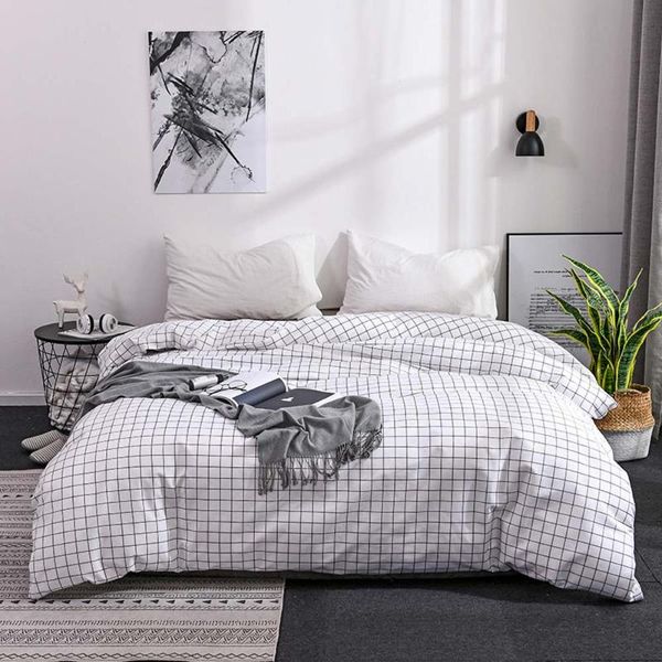 bedding sets papa&mima white plaid duvet cover +pillowcase set us eu au single full king size
bedding sets papa&mima white plaid duvet cover +pillowcase set us eu au single full king size