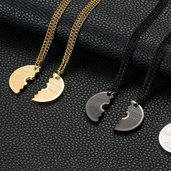 european fitness barbell piece pendant necklace for women men sports equipment couple necklace stainless steel jewelry gifts, Silver
european fitness barbell piece pendant necklace for women men sports equipment couple necklace stainless steel jewelry gifts, Silver