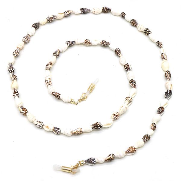 fashion conch shell reading glasses chain sunglasses eyewears cord holder neck strap rope necklace eyeglass string lanyard, Silver
fashion conch shell reading glasses chain sunglasses eyewears cord holder neck strap rope necklace eyeglass string lanyard, Silver