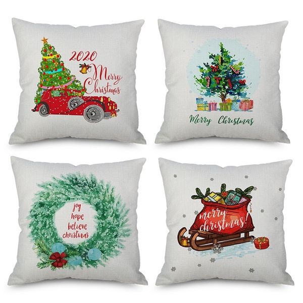 45 *45cm christmas linen car pillow cushion auto headrest neck pillows cover accessories
45 *45cm christmas linen car pillow cushion auto headrest neck pillows cover accessories