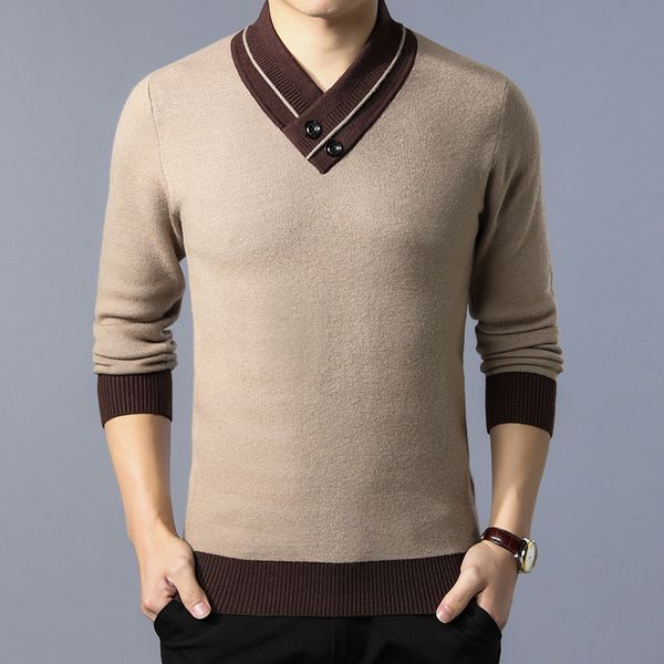 mrmt 2019 brand winter new men's sweater knitted shirt thickened lapel for male sweater knitted shirt, White;black
mrmt 2019 brand winter new men's sweater knitted shirt thickened lapel for male sweater knitted shirt, White;black