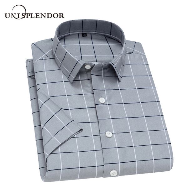 unisplendor summer men short sleeve shirts plaid striped man shirt soft breathable male casual shirt men boy short yn10475, White;black
unisplendor summer men short sleeve shirts plaid striped man shirt soft breathable male casual shirt men boy short yn10475, White;black