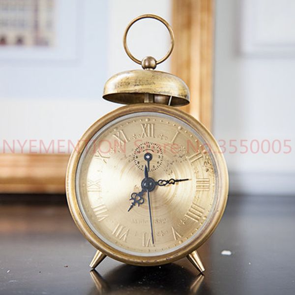 copper clockwork metal machinery alarm clock 3 inches metal double bell european retro high-end classic mechanical service 5pcs
copper clockwork metal machinery alarm clock 3 inches metal double bell european retro high-end classic mechanical service 5pcs
