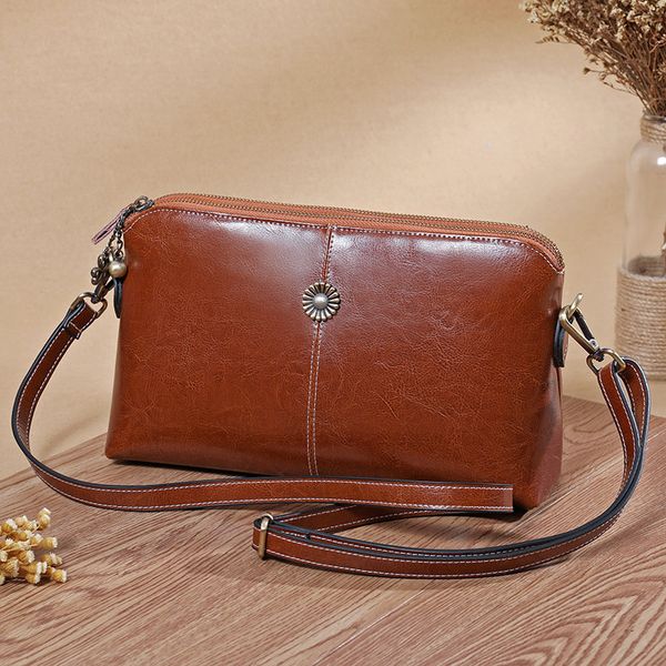 wmnuo 100% genuine leather retro women messenger purse day clutches fashion lady shoulder crossbody bags black brown handbag
wmnuo 100% genuine leather retro women messenger purse day clutches fashion lady shoulder crossbody bags black brown handbag