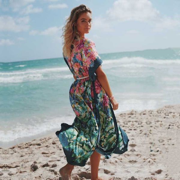 2020 multicolored bikini cover-ups v-neck half sleeve boho summer beach dress plus size beach wear swim suit cover up q1089
2020 multicolored bikini cover-ups v-neck half sleeve boho summer beach dress plus size beach wear swim suit cover up q1089