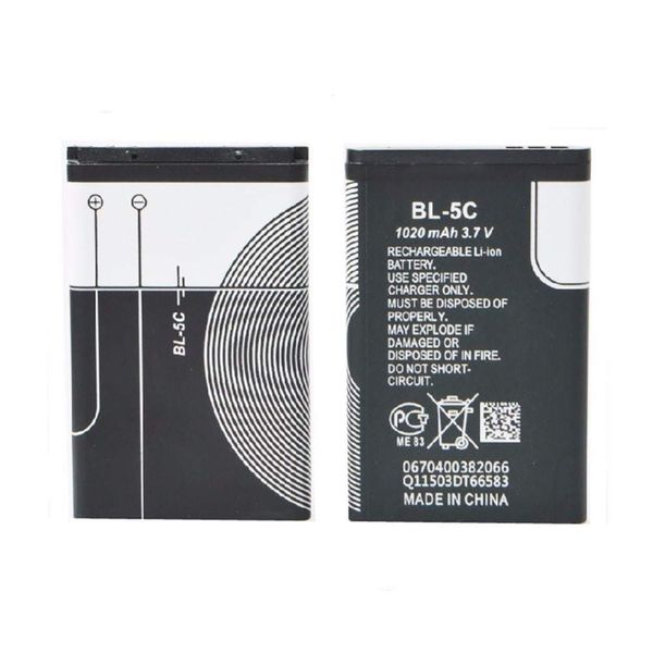 Новое высокое качество 1020mAh BL5C BL5C Замена батареи мобильного телефона Аккумулятор
Новое высокое качество 1020mAh BL5C BL5C Замена батареи мобильного телефона Аккумулятор