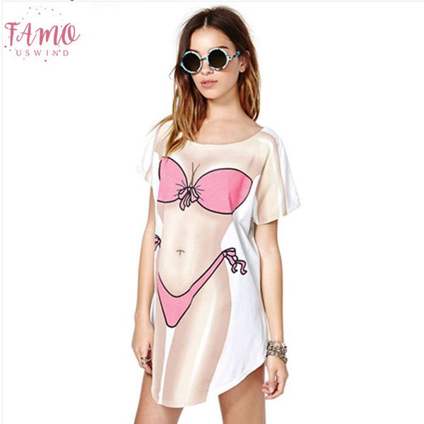 мода лето сексуальных женщин тенниска 2017 wear hot pink bikini печати cover up футболка feminina смешная тенниска бесплатная доставка, White
мода лето сексуальных женщин тенниска 2017 wear hot pink bikini печати cover up футболка feminina смешная тенниска бесплатная доставка, White