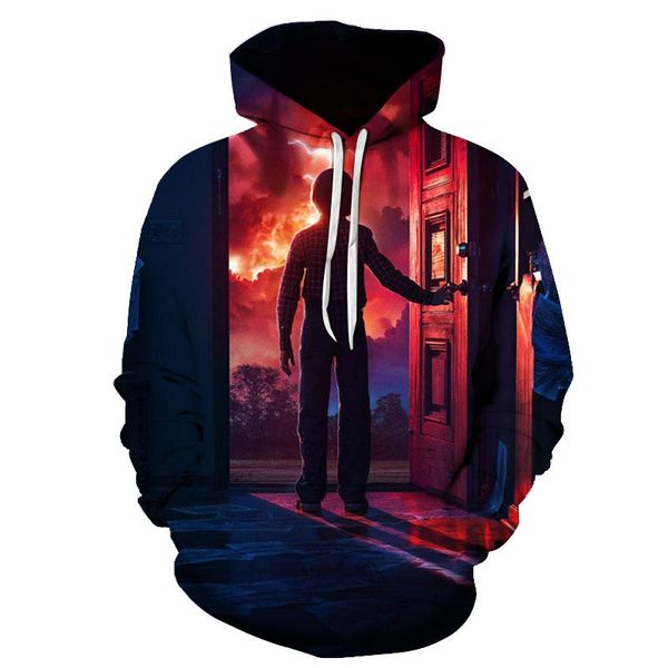 the new spring and autumn lovers baseball uniform 3d character digital print with hat fashionable men's hoodie2, Black
the new spring and autumn lovers baseball uniform 3d character digital print with hat fashionable men's hoodie2, Black