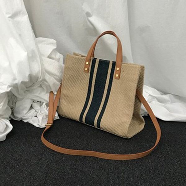 stripe shoulder shopping bag beach handbag straw weave big stripe canvas bag wild rough twine striped beach
stripe shoulder shopping bag beach handbag straw weave big stripe canvas bag wild rough twine striped beach