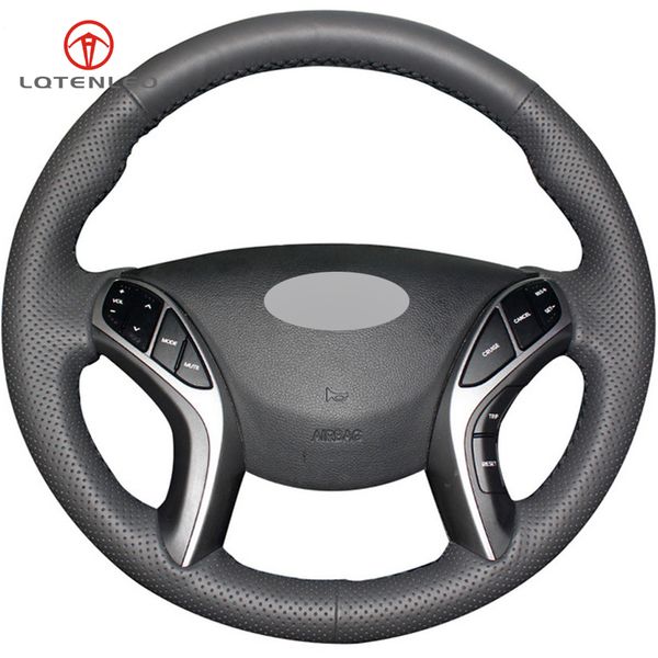 lqtenleo black artificial leather hand-stitched car steering wheel cover for elantra 2011-2016 avante i30 2012-2016
lqtenleo black artificial leather hand-stitched car steering wheel cover for elantra 2011-2016 avante i30 2012-2016