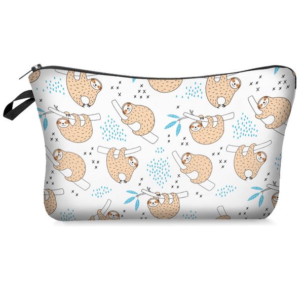 makeup bag women cosmetic bags with multicolor white sloths 3d printing neceser toiletry bag travel makeup organizer
makeup bag women cosmetic bags with multicolor white sloths 3d printing neceser toiletry bag travel makeup organizer