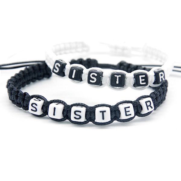 1pcs exquisite sister designs charm bracelets rope chain infinity adjust size for family sisters beaded jewelry gifts, Golden;silver
1pcs exquisite sister designs charm bracelets rope chain infinity adjust size for family sisters beaded jewelry gifts, Golden;silver
