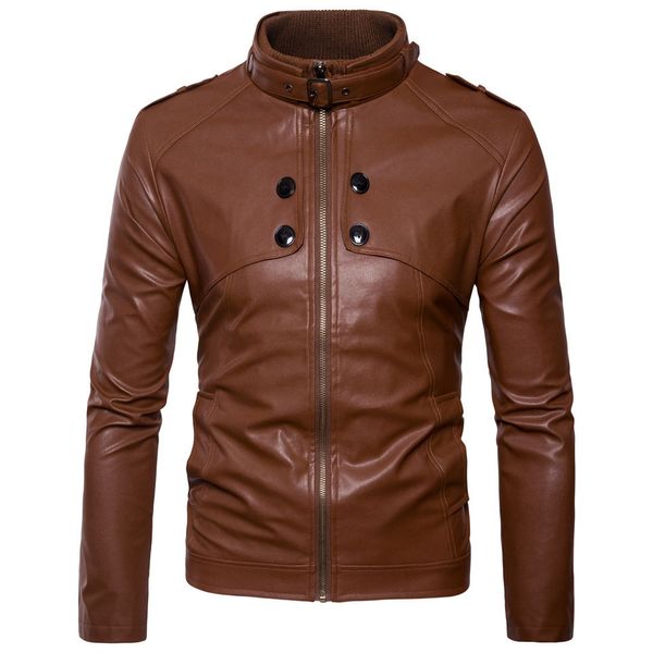 leather jackets for men faux leather coat new men's motorcycle clothes in autumn and winter, Black
leather jackets for men faux leather coat new men's motorcycle clothes in autumn and winter, Black