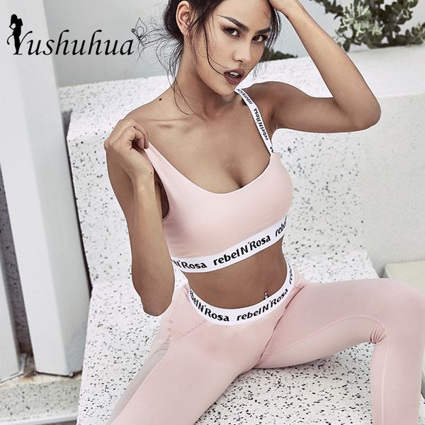 pink cozy shockproof sports bra women letter gym yoga bra push up running bras for women fitness asymmetrical shoulder strap, White;black
pink cozy shockproof sports bra women letter gym yoga bra push up running bras for women fitness asymmetrical shoulder strap, White;black