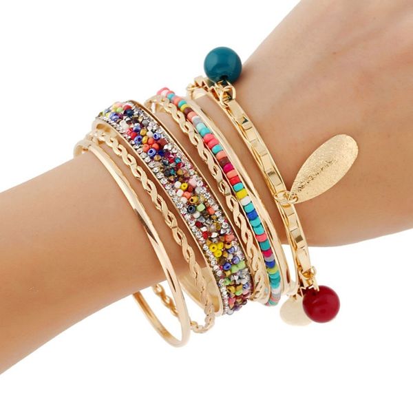 2019 brand fashion crystal curved boho ethnic multilayer cuff bracelet statement letter bangle bracelet women jewelry, Black
2019 brand fashion crystal curved boho ethnic multilayer cuff bracelet statement letter bangle bracelet women jewelry, Black