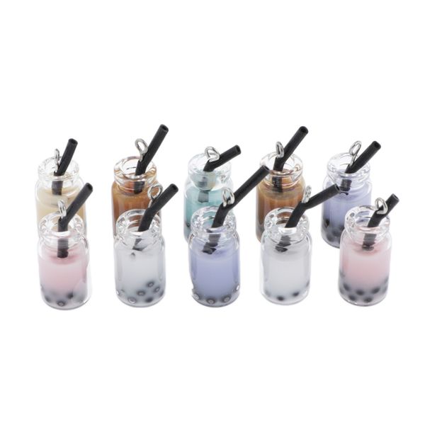 20 шт смолы pearl milk tea бутылки ключевые подвески подвески из бисера украшения ювелирных изделий для ожерелья, Black
20 шт смолы pearl milk tea бутылки ключевые подвески подвески из бисера украшения ювелирных изделий для ожерелья, Black