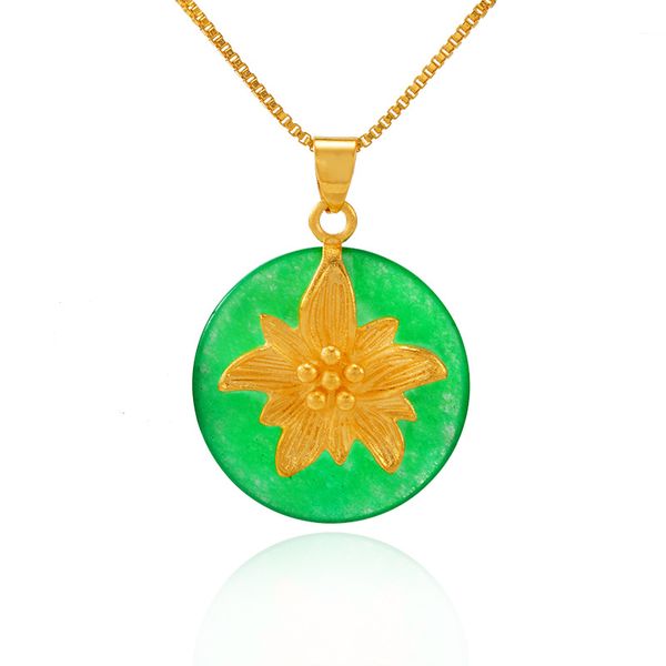 24k gold necklace green natural stone flower shape pendants necklaces for women necklaces charm collar bijoux jewelry, Silver
24k gold necklace green natural stone flower shape pendants necklaces for women necklaces charm collar bijoux jewelry, Silver