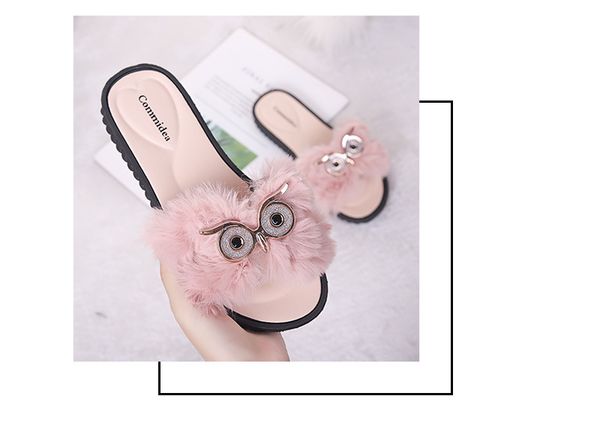 creative sweet flat heel anti slip and wearresistant pvc owl sandals shrimp skin sale, Black
creative sweet flat heel anti slip and wearresistant pvc owl sandals shrimp skin sale, Black