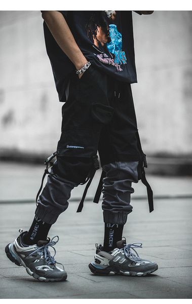 MarchWind Brand Designer Cargo Pants Streetwear Hip Hop Ribbons Joggers Pants Men Japanese Style Black Casual Track Pants Fashions
MarchWind Brand Designer Cargo Pants Streetwear Hip Hop Ribbons Joggers Pants Men Japanese Style Black Casual Track Pants Fashions