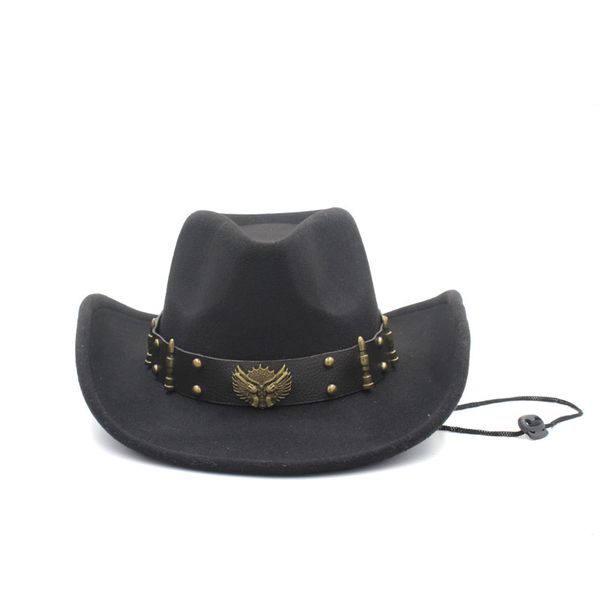 women men wool hollow western cowboy hat for gentleman roll up brim sombrero cap dad hat with punk belt size 57-59cm, Blue;gray
women men wool hollow western cowboy hat for gentleman roll up brim sombrero cap dad hat with punk belt size 57-59cm, Blue;gray