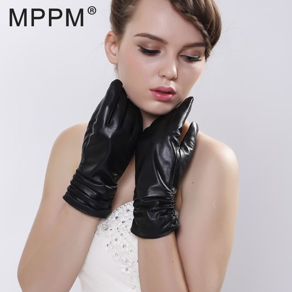 mppm special winter fashion genuine leather women gloves fashion warming sheepskin leather fur gloves women, Blue;gray
mppm special winter fashion genuine leather women gloves fashion warming sheepskin leather fur gloves women, Blue;gray