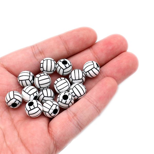 aiovlo 50pcs/lot acrylic volleyball soccer baseball round spacer ball beads accessories for diy jewelry making handmade
aiovlo 50pcs/lot acrylic volleyball soccer baseball round spacer ball beads accessories for diy jewelry making handmade