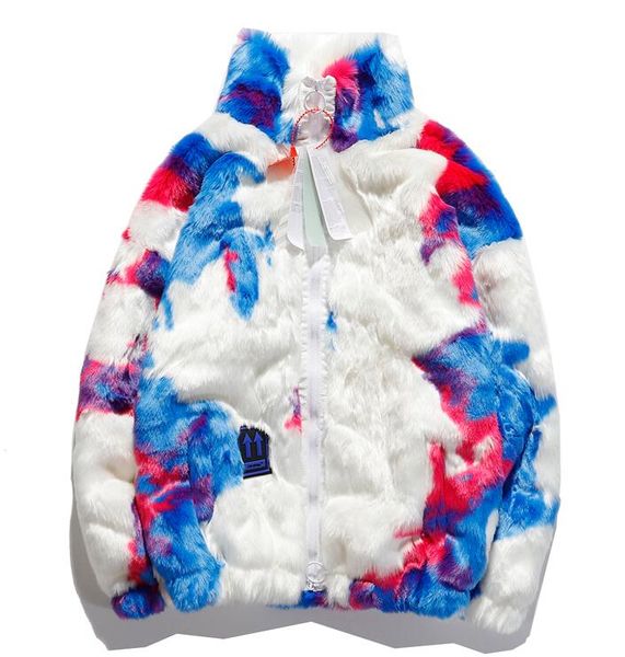 De igner jacket off rendering fur men and women loo e jacket fw tie dye ow white couple model jacket high quality, Black;brown
De igner jacket off rendering fur men and women loo e jacket fw tie dye ow white couple model jacket high quality, Black;brown