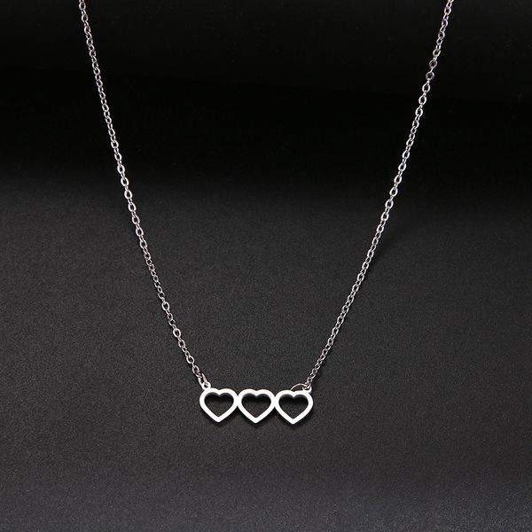 connect heart necklace for women fashion stainless steel jewelry 2020 charming gifts for friends trendy pendant choker women for girls, Silver
connect heart necklace for women fashion stainless steel jewelry 2020 charming gifts for friends trendy pendant choker women for girls, Silver