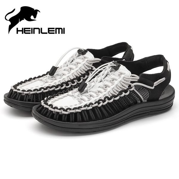 heinlemi fashion chic vintage breathable style sandal beach men shoes r flat sandals slippers calçados masculino, Black
heinlemi fashion chic vintage breathable style sandal beach men shoes r flat sandals slippers calçados masculino, Black