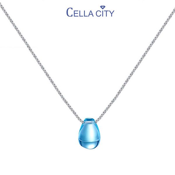 cellacity female blue crystal clavicle chain simple silver 925 jewelry gemstones necklace for women water drop pendant jewelry
cellacity female blue crystal clavicle chain simple silver 925 jewelry gemstones necklace for women water drop pendant jewelry