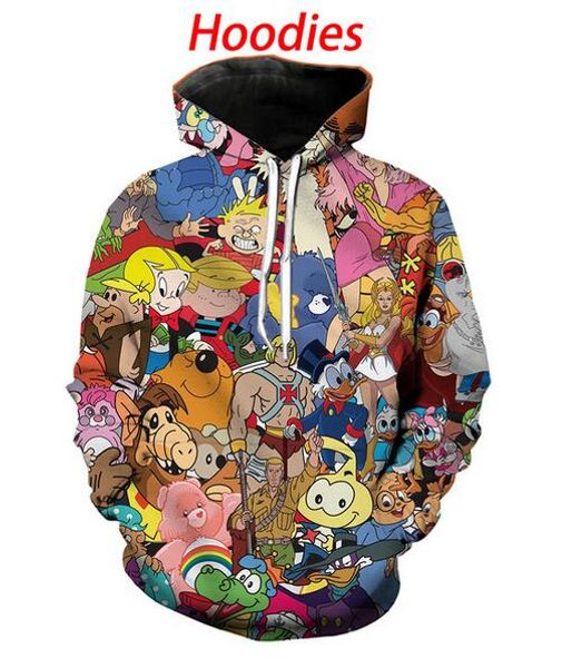 new arrive hip hop style cartoons collage 80s 3d print men women fashion hoodies rg064, Black
new arrive hip hop style cartoons collage 80s 3d print men women fashion hoodies rg064, Black