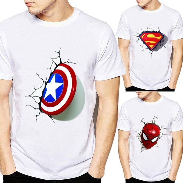 avenger funny comic super hero t-shirt captain america superman spiderman t shirts summer short sleeve 3d printed mens t-shirt male, White;black
avenger funny comic super hero t-shirt captain america superman spiderman t shirts summer short sleeve 3d printed mens t-shirt male, White;black