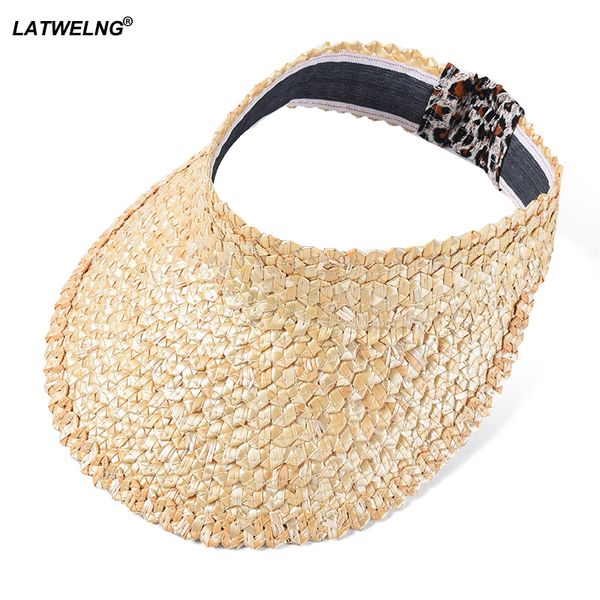 wholesale dropshipping female natural straw hat ins holiday travel big visor sun caps women summer beach hat elastic band, Blue;gray 
wholesale dropshipping female natural straw hat ins holiday travel big visor sun caps women summer beach hat elastic band, Blue;gray