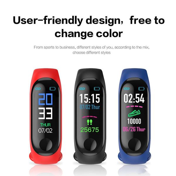 endorsed m3 plus smart bracelet fitness tracker heart rate blood pressure pedometer sports waterproof smart band for ios android
endorsed m3 plus smart bracelet fitness tracker heart rate blood pressure pedometer sports waterproof smart band for ios android