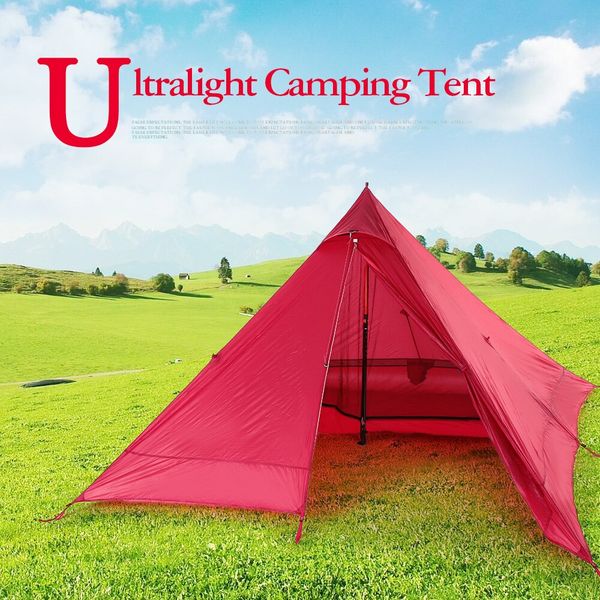new ultralight 2 person tent portable backpacking tent double-side silicone coating water-resistant tarp sun shelter awning
new ultralight 2 person tent portable backpacking tent double-side silicone coating water-resistant tarp sun shelter awning