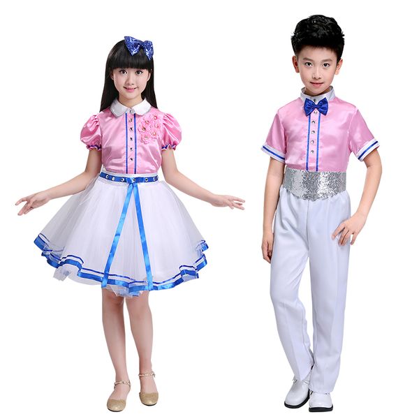 girls ballet new children's choir clothing performance clothing for boys and girls choir performance reading clothes, Black;red
girls ballet new children's choir clothing performance clothing for boys and girls choir performance reading clothes, Black;red