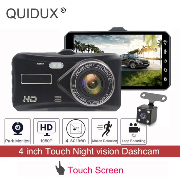quidux car dvr 4" ips touch screen super night vision adas 1296p video camera dual lens fhd car recorder dashcam 170 angle
quidux car dvr 4" ips touch screen super night vision adas 1296p video camera dual lens fhd car recorder dashcam 170 angle
