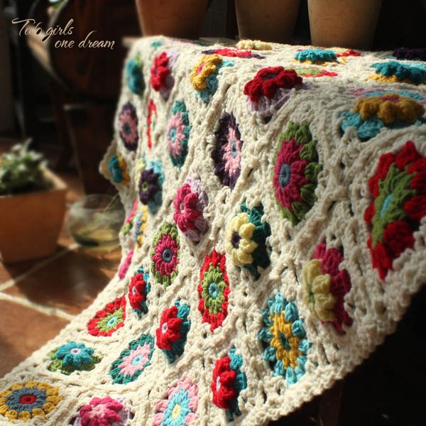 diy crochet baby blanket cushion colourful stereo daisy mats handmade tablecloth fashion scarf carpet for wedding table runner
diy crochet baby blanket cushion colourful stereo daisy mats handmade tablecloth fashion scarf carpet for wedding table runner