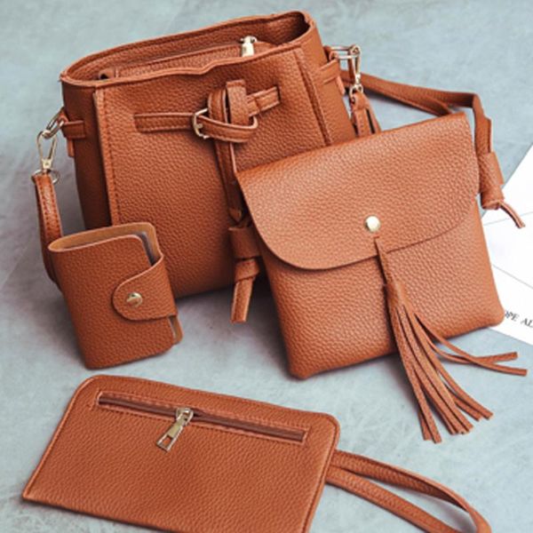 fashion women's handbags 4 pcs/set composite bags handbag women shoulder bags simple wild female card bag wallet crossbody
fashion women's handbags 4 pcs/set composite bags handbag women shoulder bags simple wild female card bag wallet crossbody