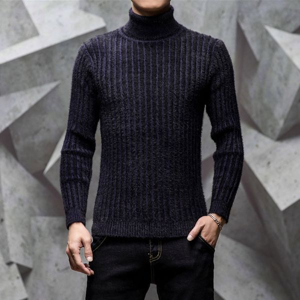 autumn winter male sweaters solid color man's sweater turtleneck black blue brown white -3xl long sleeve pullover, White;black
autumn winter male sweaters solid color man's sweater turtleneck black blue brown white -3xl long sleeve pullover, White;black