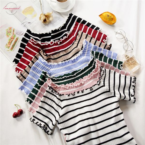 stripe square collar short cropped t shirt new female students short sleeve tshirts crop for woman 2019 summer, White
stripe square collar short cropped t shirt new female students short sleeve tshirts crop for woman 2019 summer, White
