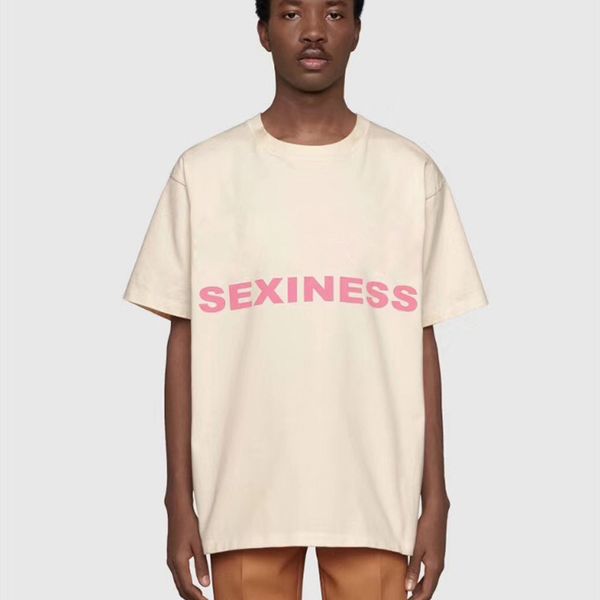 20ss sexiness pink letter printed loose tee breathable couples solid t-shirt summer short sleeve men women new style crew neck hfhltx083, White;black
20ss sexiness pink letter printed loose tee breathable couples solid t-shirt summer short sleeve men women new style crew neck hfhltx083, White;black
